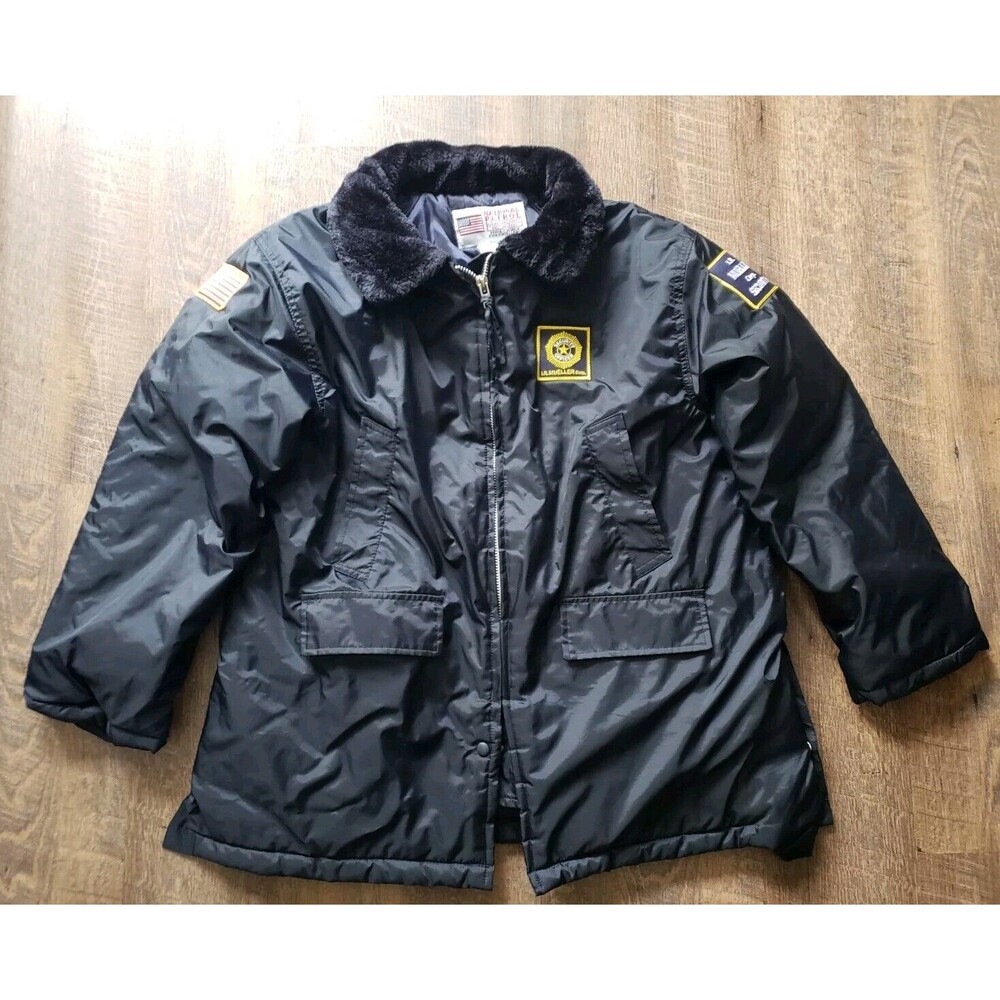 Security Patrol Mens L Winter Security Officer Winter Jacket